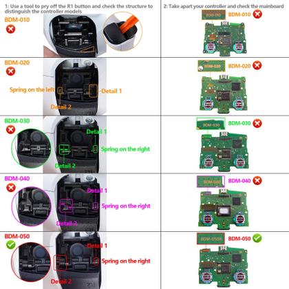 Imagem de Controlador PS5, versão forte, Clicky Kit V2 ExtremeRate