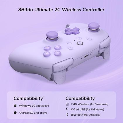 Imagem de Controlador sem fio 8Bitdo Ultimate 2C para Windows PC/Android