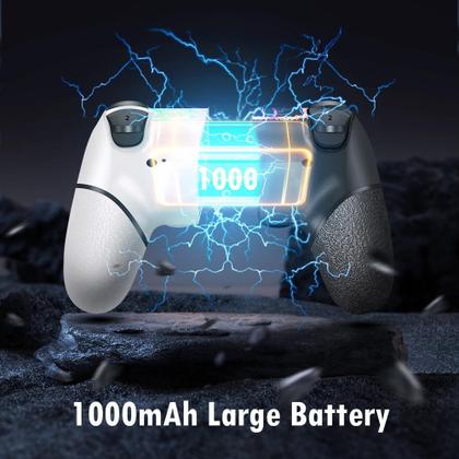 Imagem de Controlador sem fio AceGamer PS4, pacote com 2 luzes Turbo e RGB