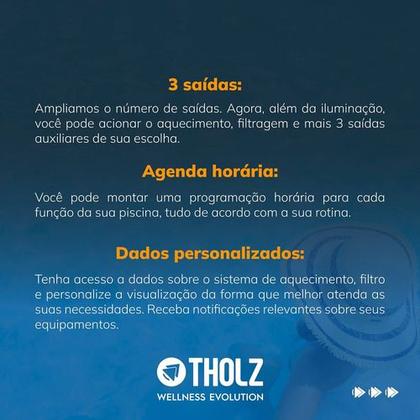 Imagem de Controlador Smart Pool Mtz1462 Wifi Rgb 200w Tholz Fonte 60w