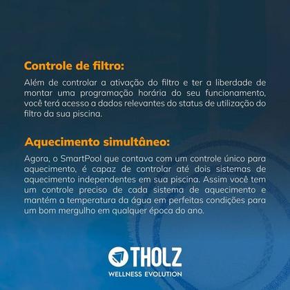 Imagem de Controlador Smart Pool Mtz1462 Wifi Rgb 200w Tholz Fonte 60w