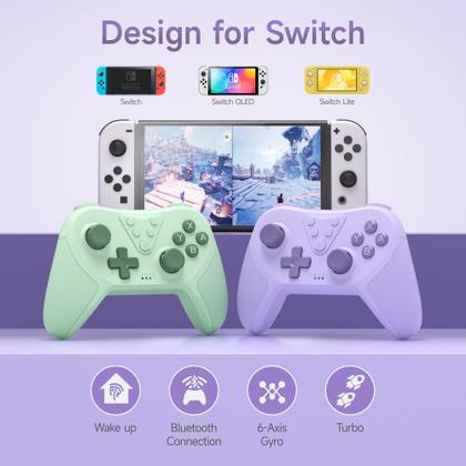 Imagem de Controlador Switch Pro sem fio EasySMX T37 para switch