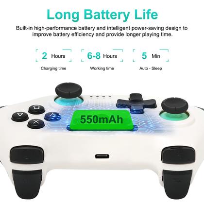 Imagem de Controlador Wireless Switch Pro Olimoxi para Switch/Switch OLED/Switch Lite