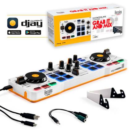 Controladora DJ Hercules Control Mix Sem fio, Com Suporte