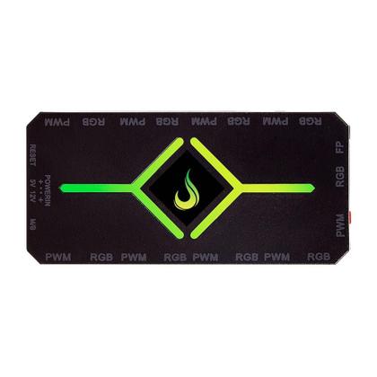 Imagem de Controladora Gamer Para Cooler Rise Mode PWM e RGB Hub - RM-COPW-RGB