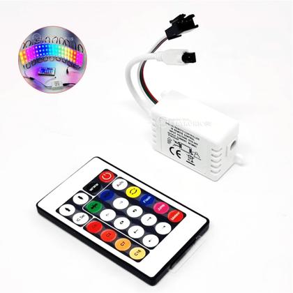 Imagem de Controladora Remoto Digital Sensor Controle Rgb 24 Botões Longa Distância TB1630