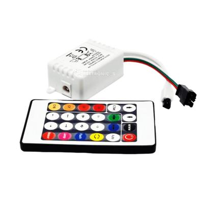 Imagem de Controladora Remoto Digital Sensor Controle Rgb 24 Botões Longa Distância TB1630