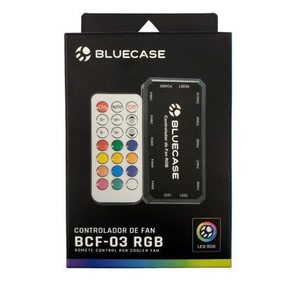 Imagem de Controladora RGB 6 Pinos 10 Fans C/ Controle Bluecase BCF-03