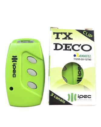 Imagem de Controle 433MHZ TX Deco - Verde (Ipec)