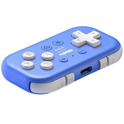 Imagem de Controle Bluetooth 8BitDo, Micro Gamepad (Azul) - 80EL02