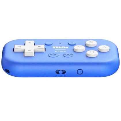 Imagem de Controle Bluetooth 8BitDo, Micro Gamepad (Azul) - 80EL02