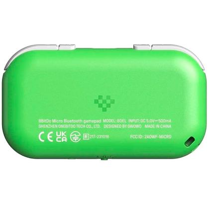 Imagem de Controle Bluetooth 8BitDo, Micro Gamepad (Verde) - 80EL01