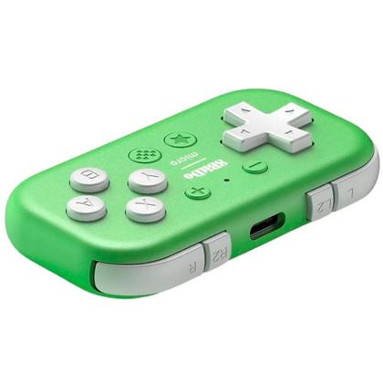 Imagem de Controle Bluetooth 8BitDo, Micro Gamepad (Verde) - 80EL01
