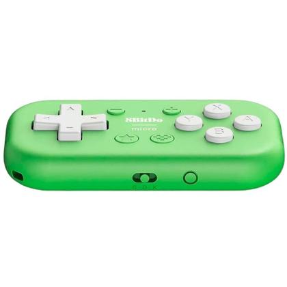 Imagem de Controle Bluetooth 8BitDo, Micro Gamepad (Verde) - 80EL01