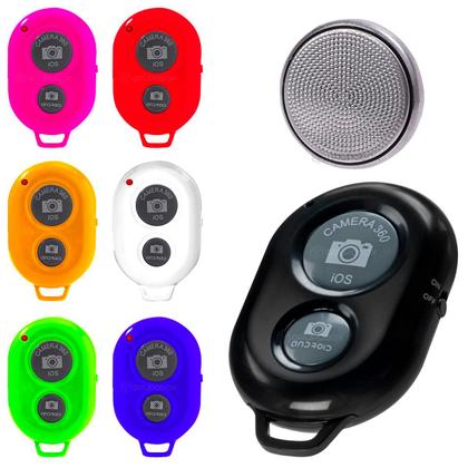 Imagem de Controle Bluetooth Disparador De Fotos E Videos P/ Celular shutter Monopod Tripé Selfie Ring Light