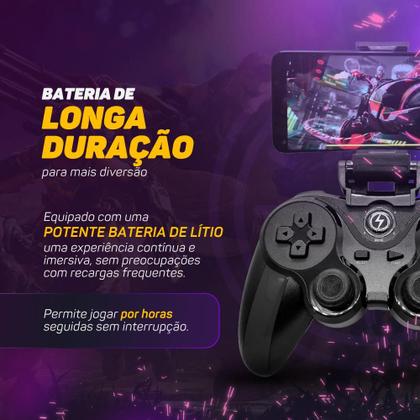 Imagem de Controle Bluetooth Para Celular Suporte Incluso Sem Fio Wireless G7 Joystick Gamepad Compatibilidade Universal Smartphones
