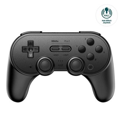 Imagem de Controle Com Fio 8BitDo Pro 2 Hall Edition, Preto - 82BB02E