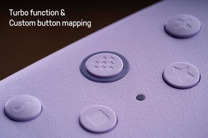 Imagem de Controle com Fio 8Bitdo Ultimate 2C Hall Effect - Roxo