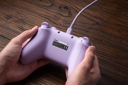 Imagem de Controle com Fio 8Bitdo Ultimate 2C Hall Effect - Roxo