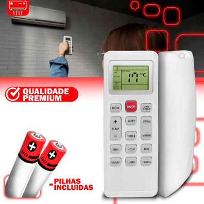 Imagem de Controle Compatível Ar Condicionado Philco Split M4 PAC9000TFM9