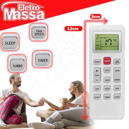 Imagem de Controle Compatível Ar Condicionado Philco Split M4 PAC9000TFM9