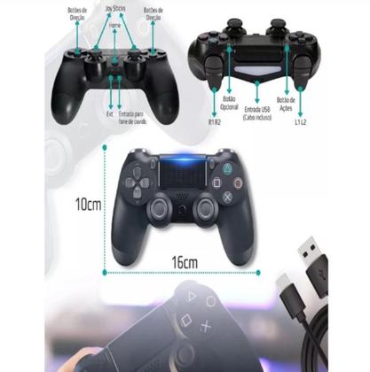 Imagem de Controle Compatível Celular Joystick Video Game Sem Fio Bluetooth Personalizado Transparente Recarregavel