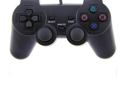 Imagem de Controle Compatível com Playstation 2 Dualshock Com Fio De Ótima Qualidade