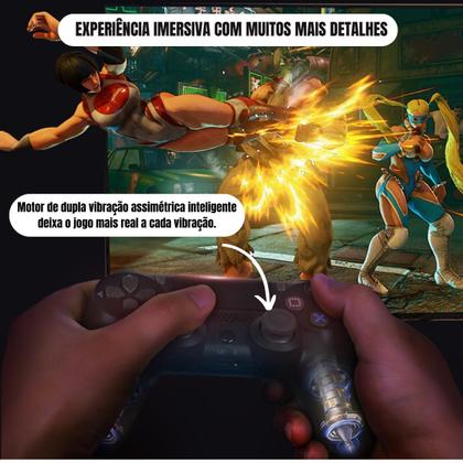 Imagem de Controle Compatível com Playstation 4 Sem Fio Manete Joystick Ps4 Dualshock