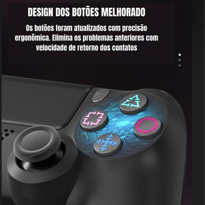Imagem de Controle Compatível com Playstation 4 Sem Fio Manete Joystick Ps4 Dualshock