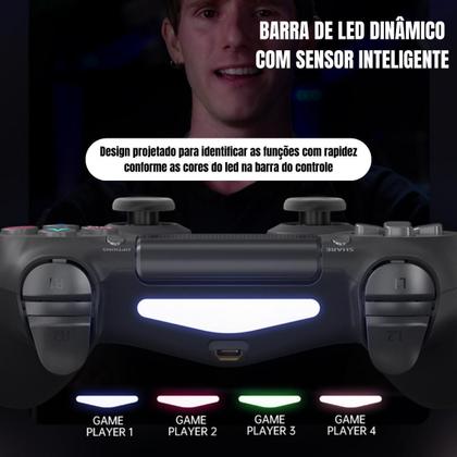 Imagem de Controle Compatível com Playstation 4 Sem Fio Manete Joystick Ps4 Dualshock