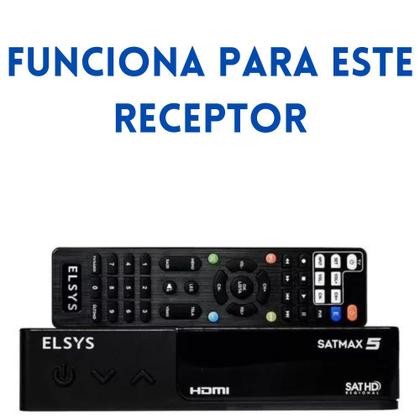 Imagem de Controle Compatível Com Receptor Elsys Satmax 5