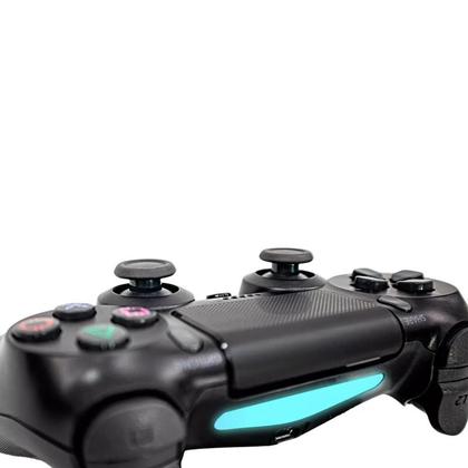 Imagem de Controle Compativel Ps 4 Pc Sem fio Gamer Joystick Manete Wireless Cor Preto