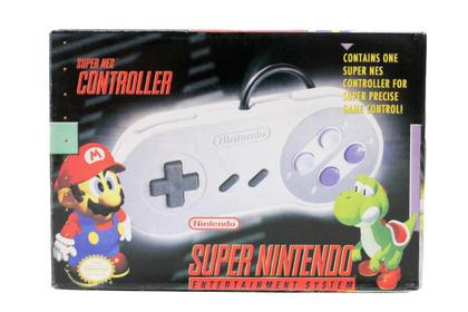 Imagem de Controle Compatível Super Nes Snes Sns-102 Com Caixa Mario