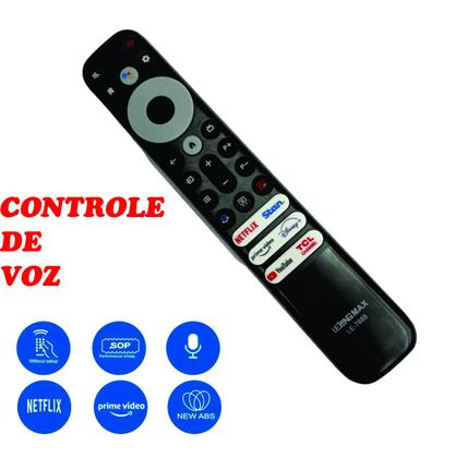Imagem de Controle Compatível Tv Tcl Smart 4k Rc802v Comando De Voz