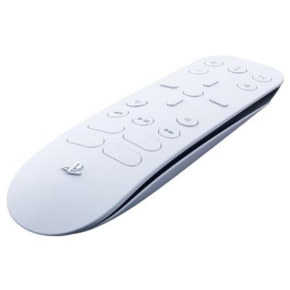 Imagem de Controle de Mídia Sony, para PS5 Slim e PS5 Pro, Sem fio, Branco - CFI-ZMR1