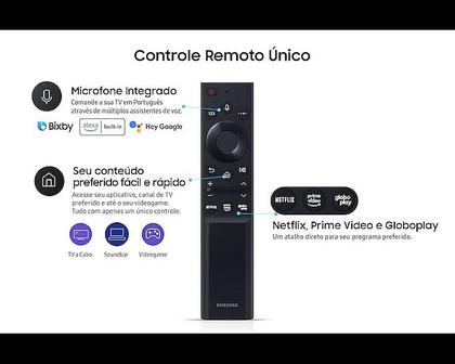 Imagem de Controle de TV Remoto Samsung Original Serie Au7700 E Au8000 modelo UN43AU7700GXZD 