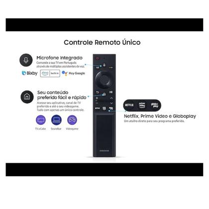 Imagem de Controle de TV Remoto Samsung Original Serie Au7700 E Au8000 modelo UN50AU8000GXZD 