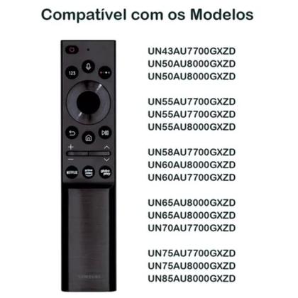 Imagem de Controle de TV Remoto Samsung Original Serie Au7700 E Au8000 modelo UN50AU8000GXZD 
