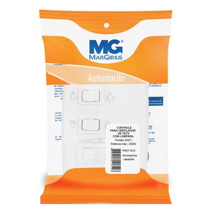 Imagem de Controle de Ventilador Tecla c/ Capacitor 220V~ MarGirius