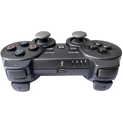 Imagem de Controle de Video Game sem fio USB para PST3 Preto CRS-GM05