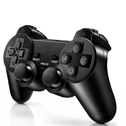 Imagem de Controle de Video Game sem fio USB para PST3 Preto CRS-GM05