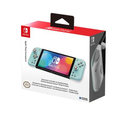 Imagem de Controle Ergonomico HORI Split Pad Compact Verde e Cinza