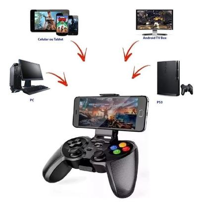 Imagem de Controle Game Pad Bluethooth Pg-9078 Compatível Celular Sem Fio