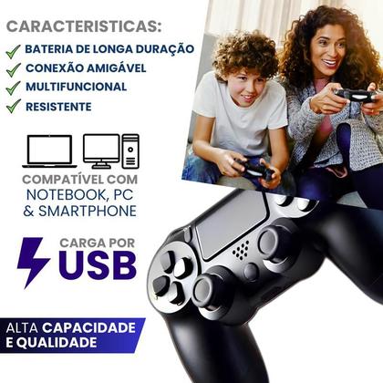 Controle Gamer para PC, SmartTV e Console Wireless Bluetooth - Gamers E-Sports & Entretenimento - MZTech Imagem de Controle Gamer para PC, SmartTV e Console Wireless Bluetooth - Gamers E-Sports & Entretenimento