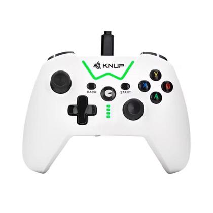 Imagem de Controle Gamer Pc Usb Com Fio Joystick Dual Vibration Turbo para video game