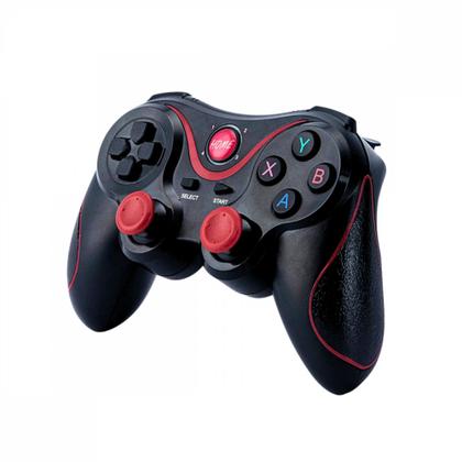Imagem de Controle Gamer Sem Fio com Suporte Celular Joystick Manete Bluetooth 2.4G SN-X3