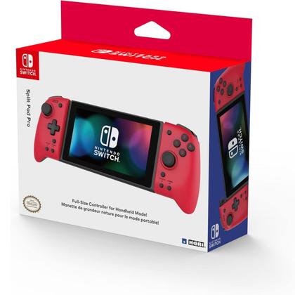 Imagem de Controle Hori Split Pad Pro Para Nintendo Switch Vermelho