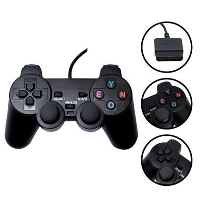 Imagem de Controle Joystick Compatível com Playstation 2 Preto Analógico Ps2