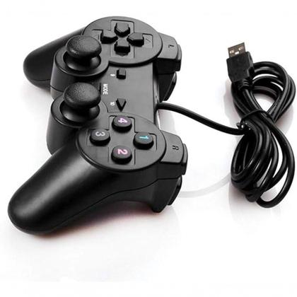 Imagem de Controle Joystick Dualshock Para Pc Games Usb Entrada Usb