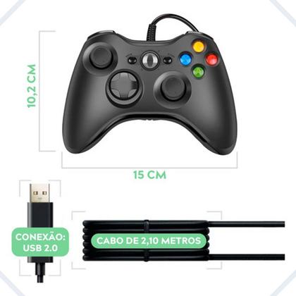 Imagem de Controle Joystick para Jogos no Computador  Confortável e Preciso